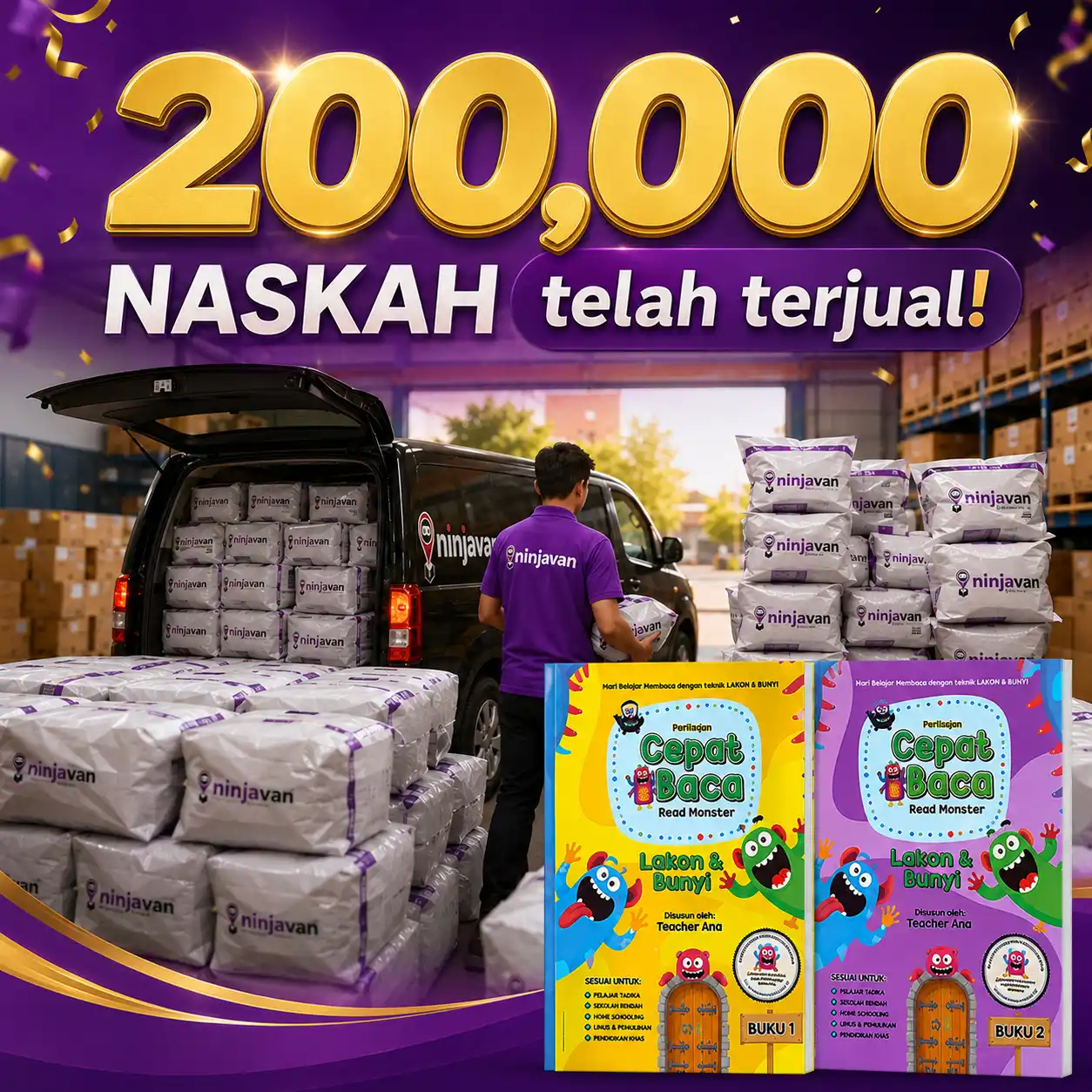 Set Kombo Cepat Baca — Buku 1 dan Buku 2