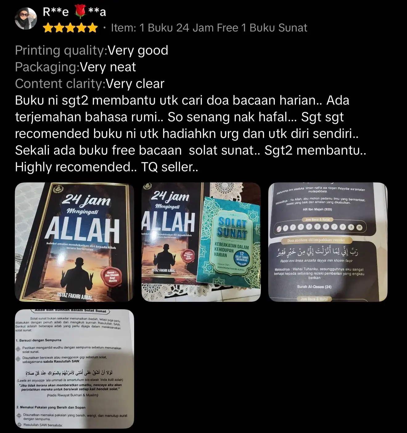 Ulasan pembeli - tulisan besar dan senang dibaca